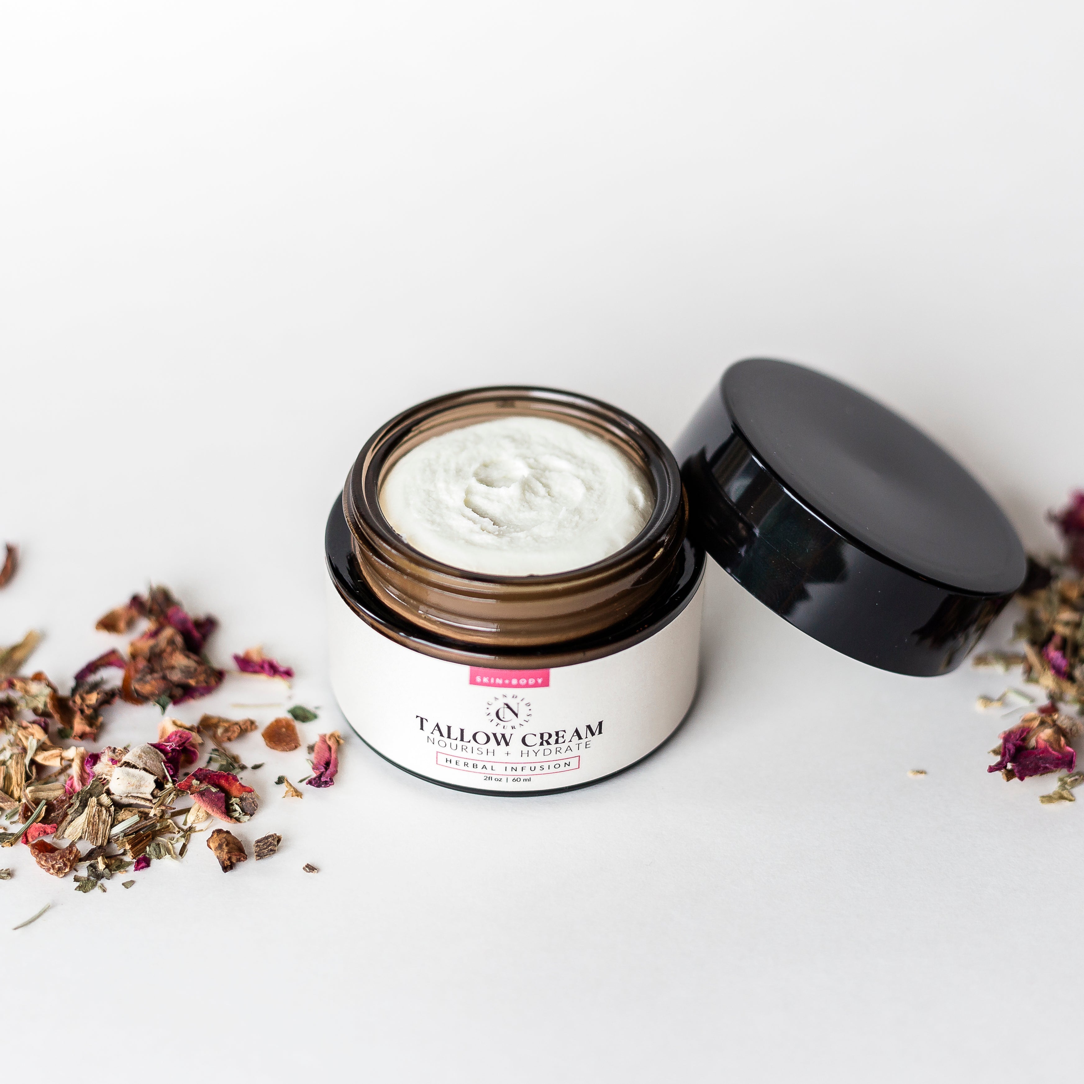 Herbal-Infused Tallow Cream | Nourish + Hydrate