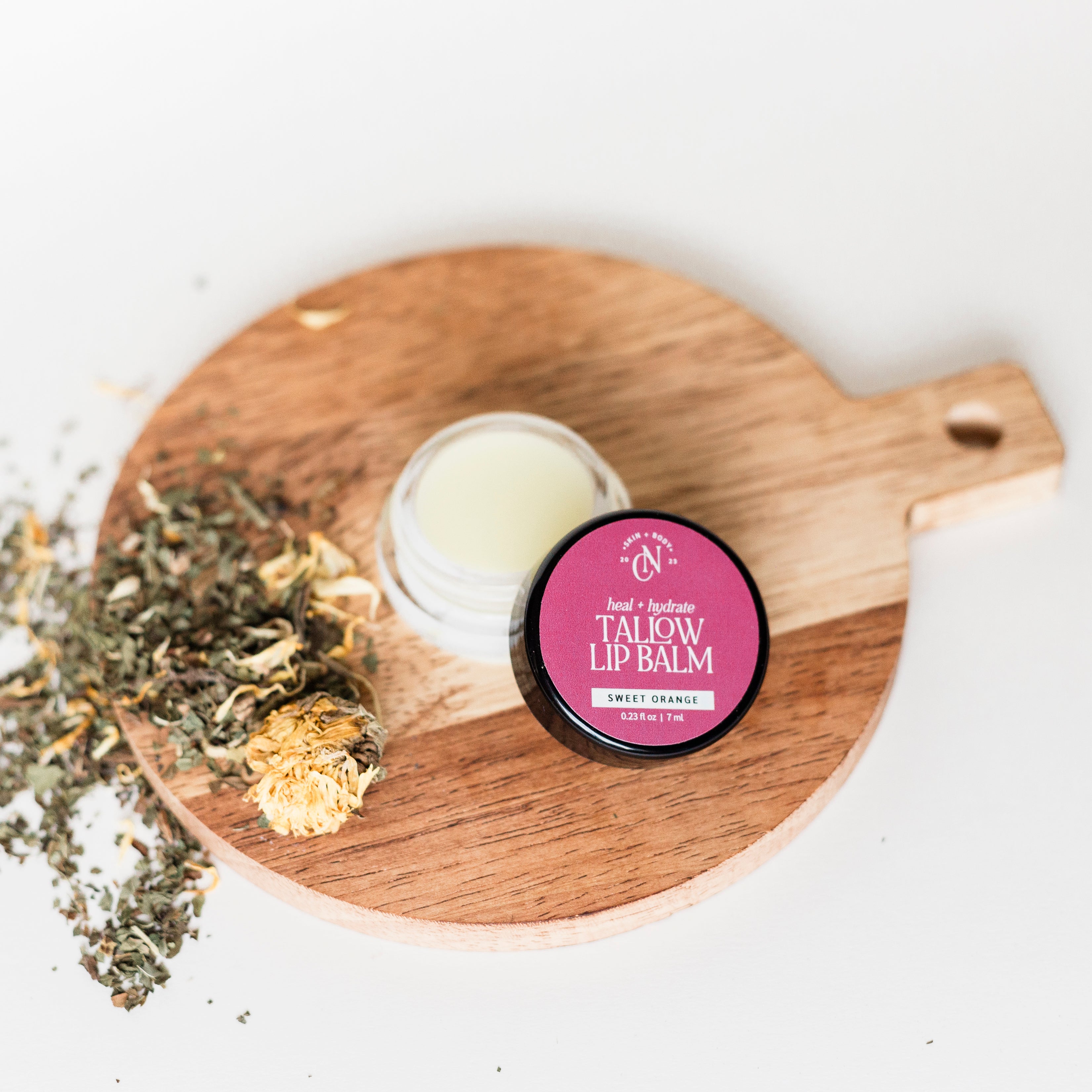 Tallow Lip Balm | Nourishing Herbal Infusion