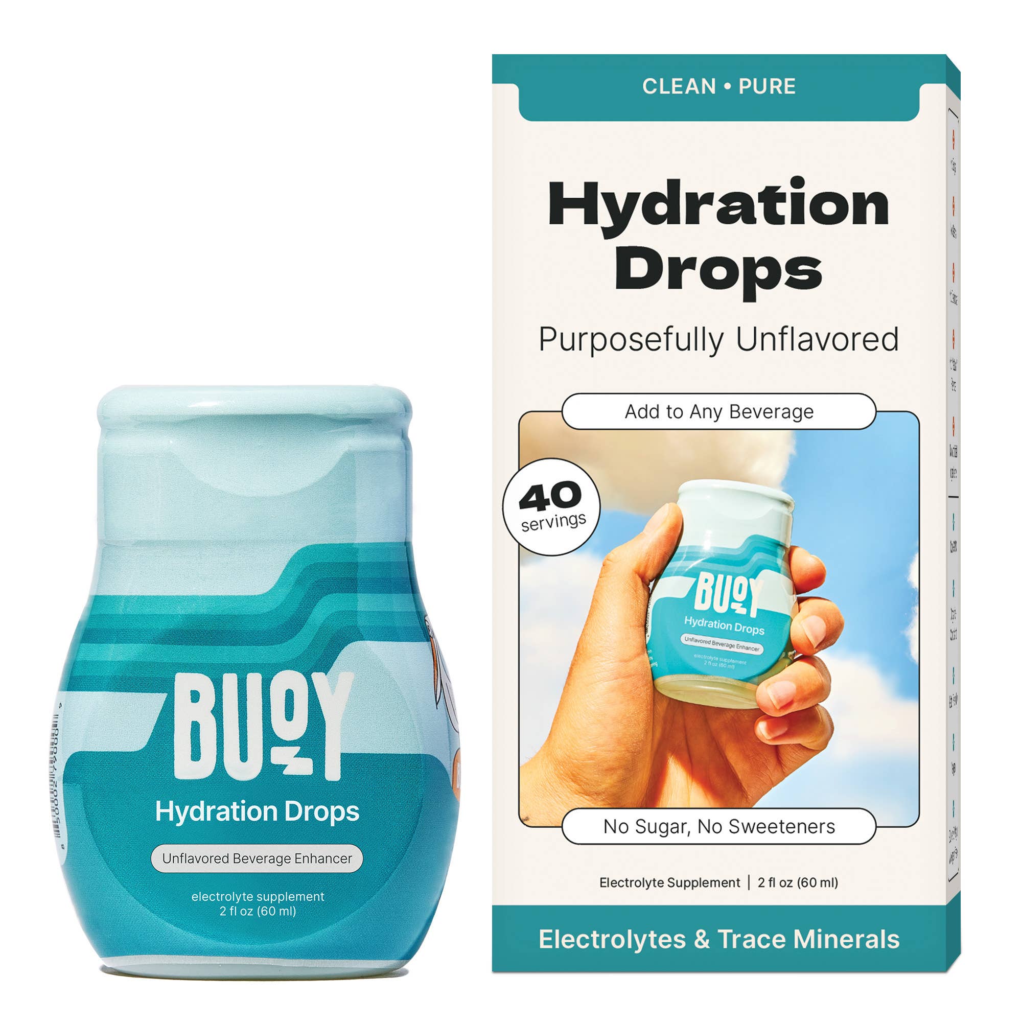 Hydration Drops: Unsweetened Electrolytes for Any Beverage