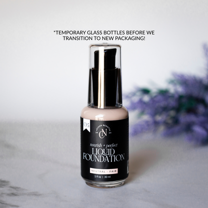 *Natural Liquid Foundation | Nourish + Perfect