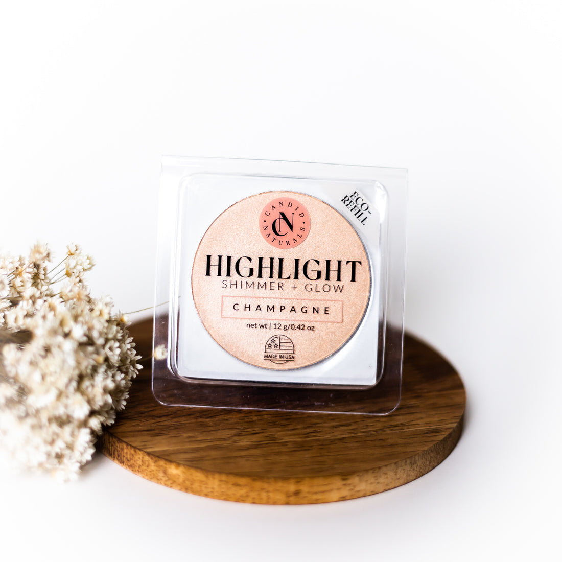 Highlight Pressed Powder | Shimmer + Glow • ECO-Refill**