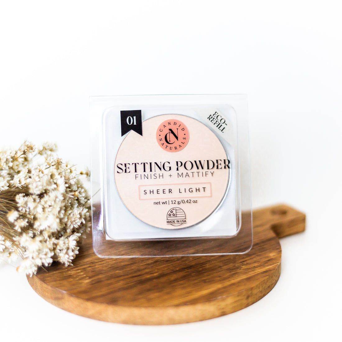 Pressed Setting Powder | Finish + Mattify • ECO-REFILL**