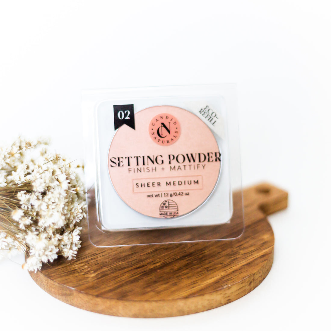 Pressed Setting Powder | Finish + Mattify • ECO-REFILL**