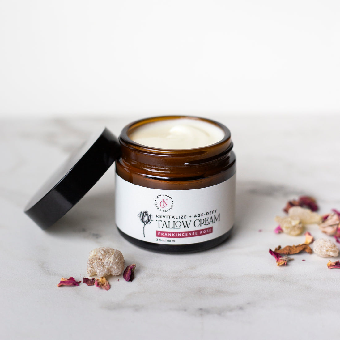 Frankincense Rose Tallow Cream | Revitalize + Age-Defy