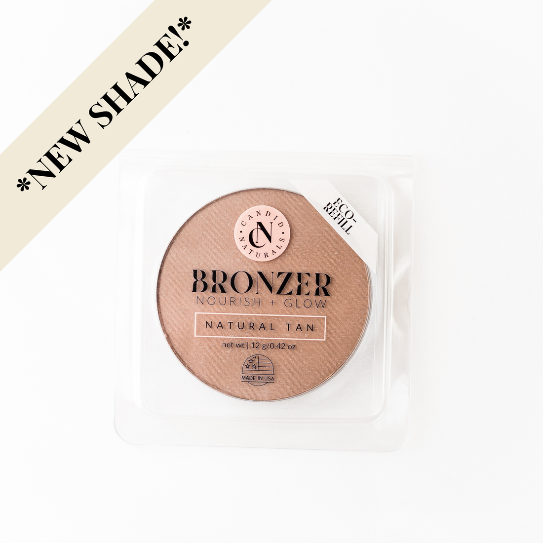 Pressed Bronzer | Nourish + Glow • ECO-Refill**